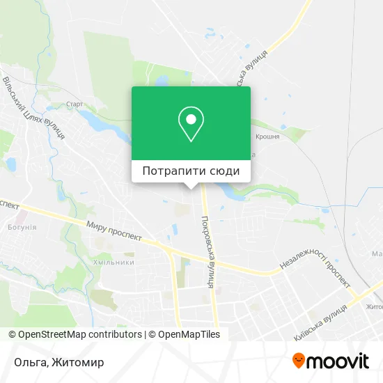 Карта Ольга