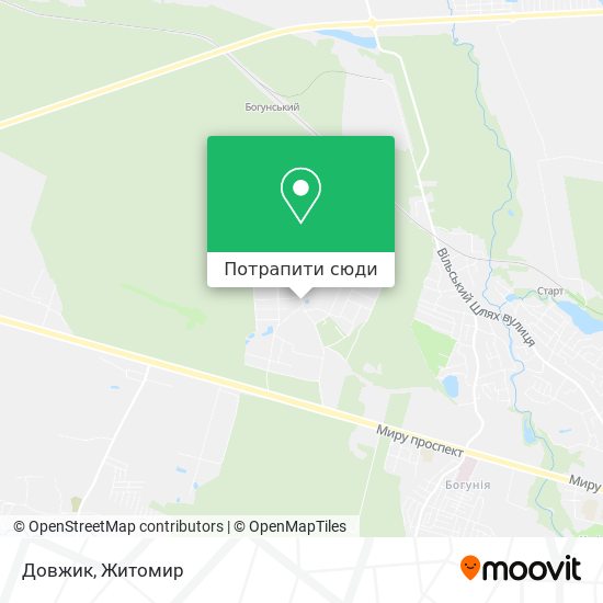 Карта Довжик