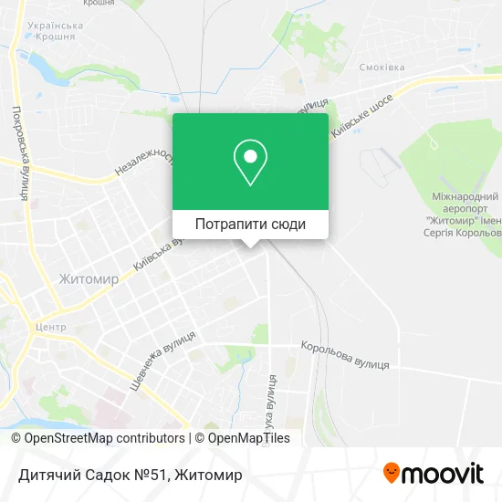 Карта Дитячий Садок №51