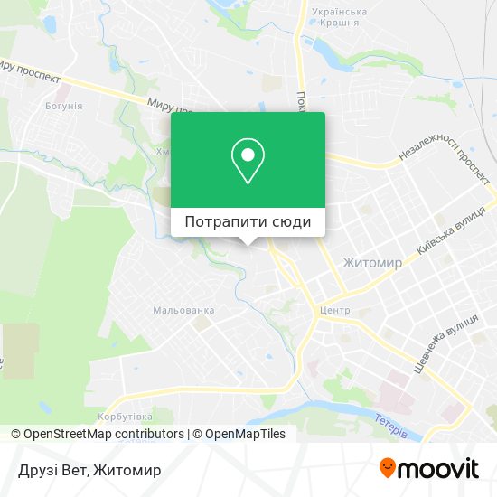 Карта Друзі Вет