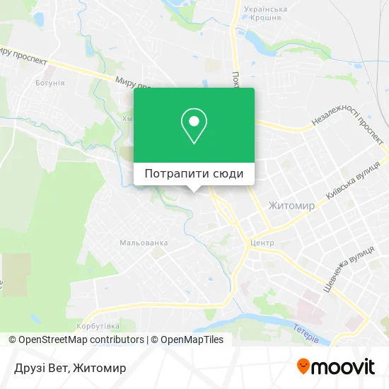 Карта Друзі Вет
