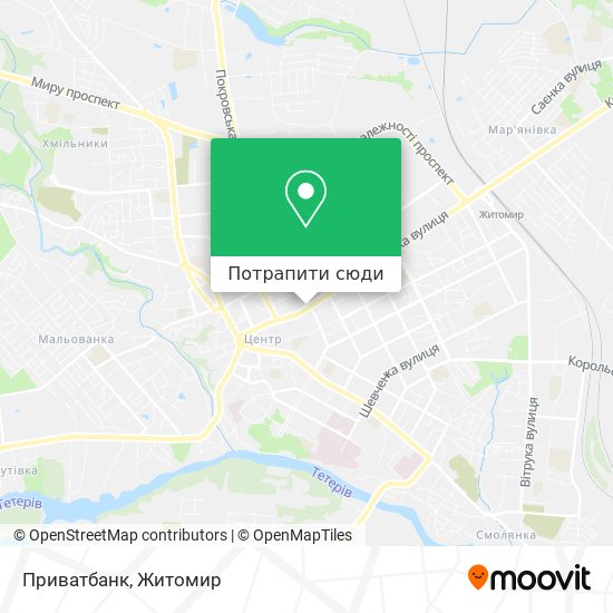 Карта Приватбанк