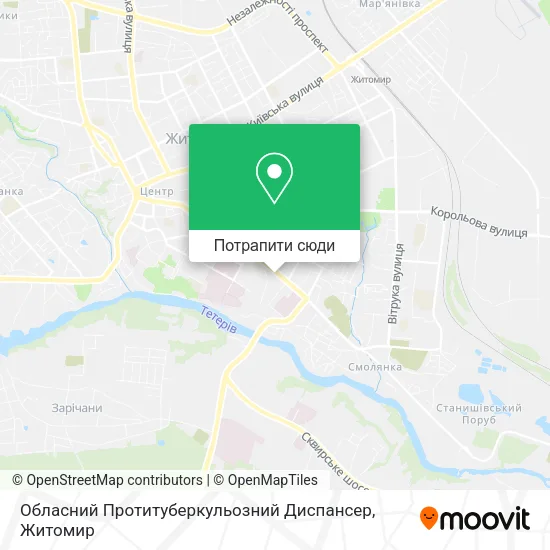 Карта Обласний Протитуберкульозний Диспансер