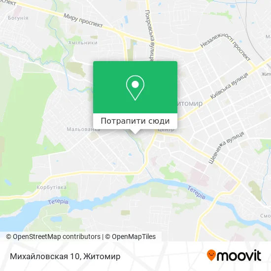 Карта Михайловская 10