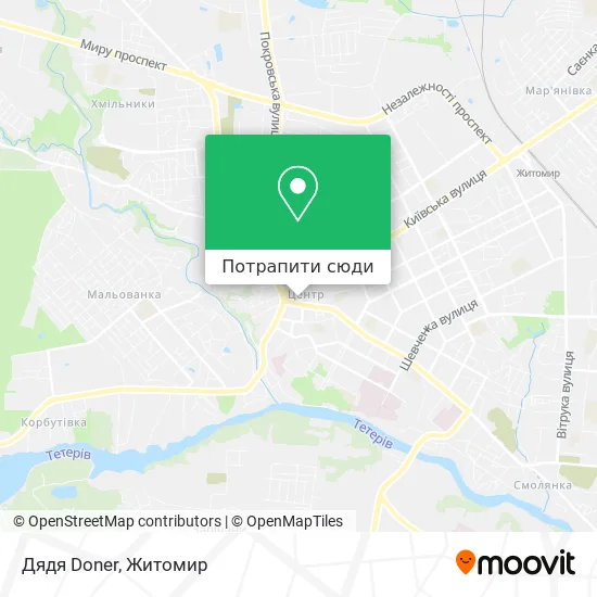 Карта Дядя Doner