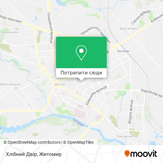 Карта Хлібний Двір