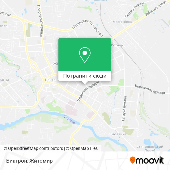 Карта Биатрон