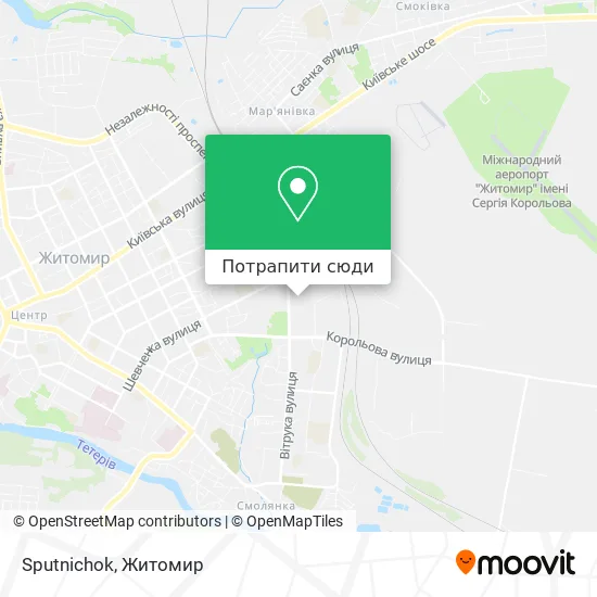 Карта Sputnichok