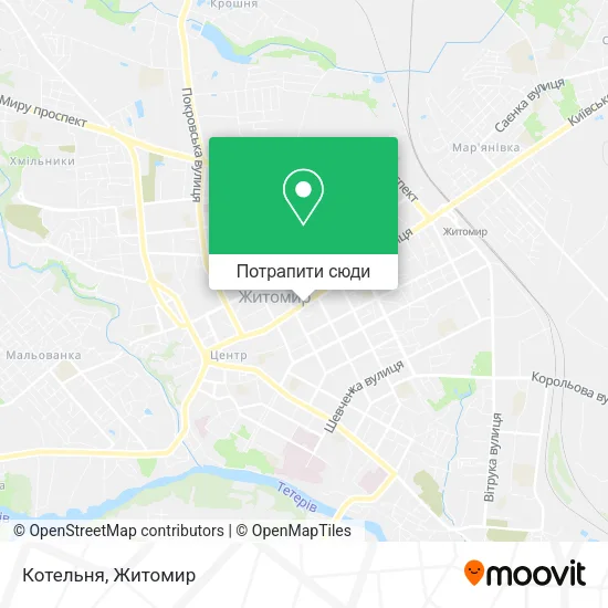 Карта Котельня