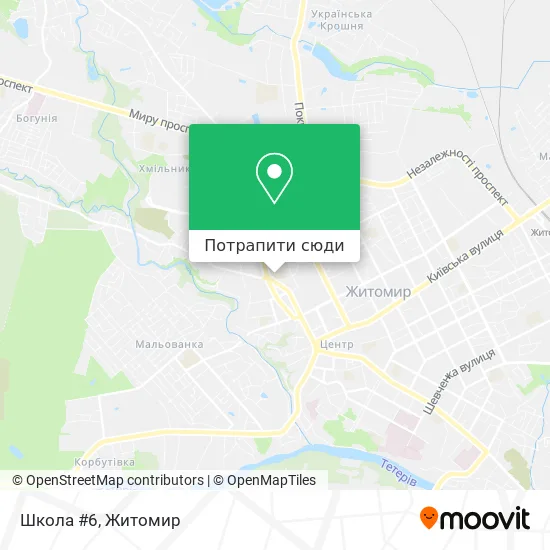 Карта Школа #6