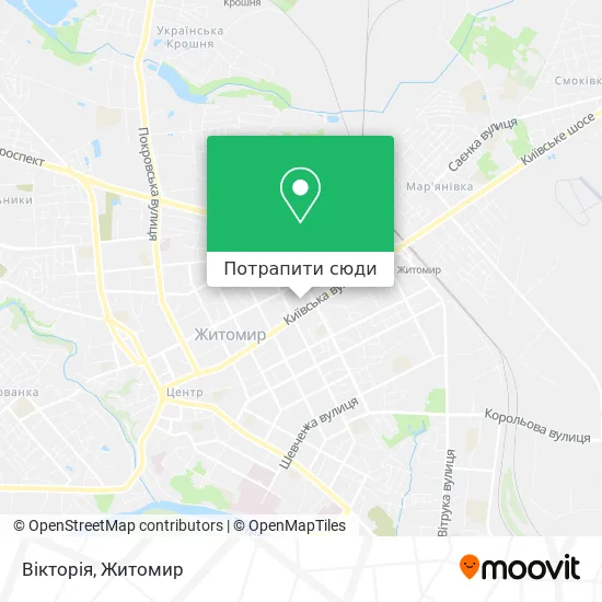 Карта Вікторія