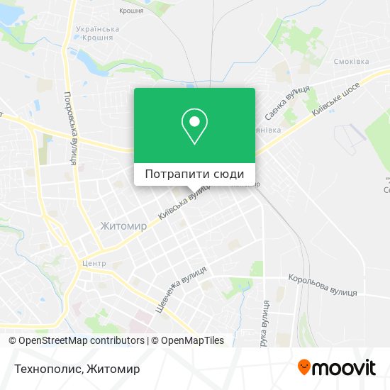 Карта Технополис