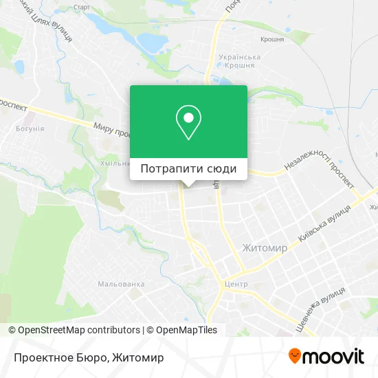Карта Проектное Бюро