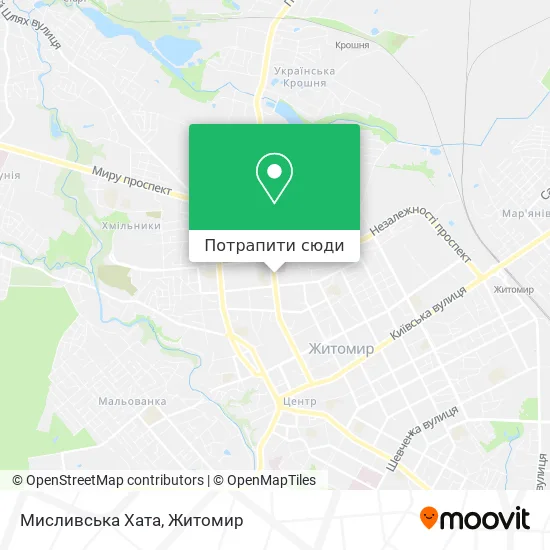 Карта Мисливська Хата