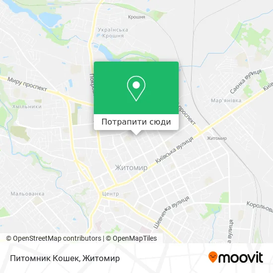 Карта Питомник Кошек