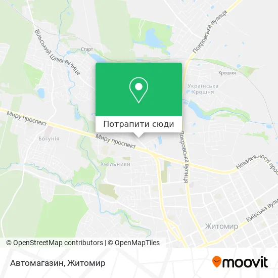 Карта Автомагазин