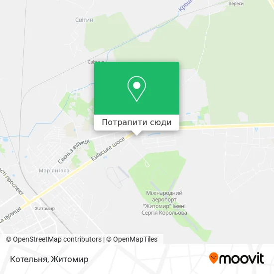 Карта Котельня