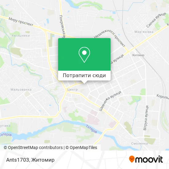 Карта Ants1703