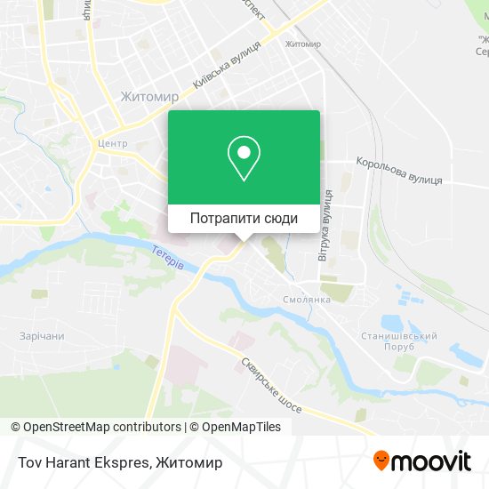 Карта Tov Harant Ekspres
