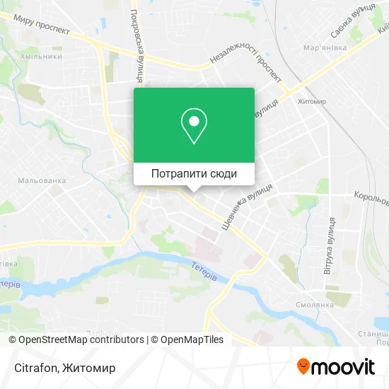 Карта Citrafon