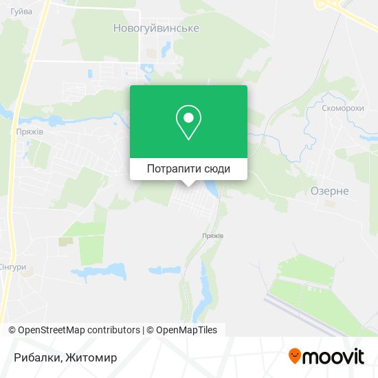 Карта Рибалки
