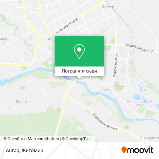 Карта Ангар
