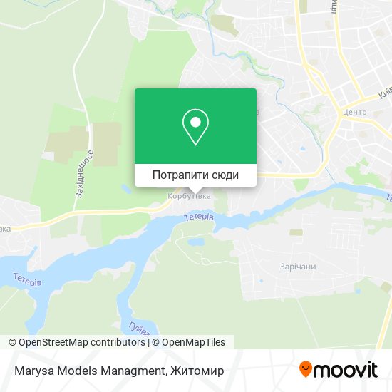 Карта Marysa Models Managment
