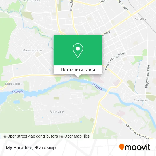 Карта My Paradise