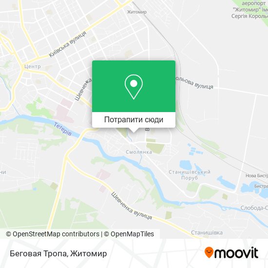 Карта Беговая Тропа
