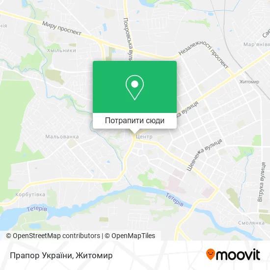 Карта Прапор України