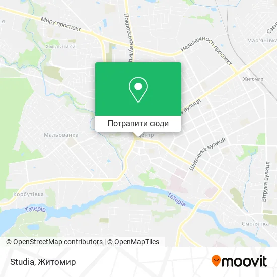 Карта Studia