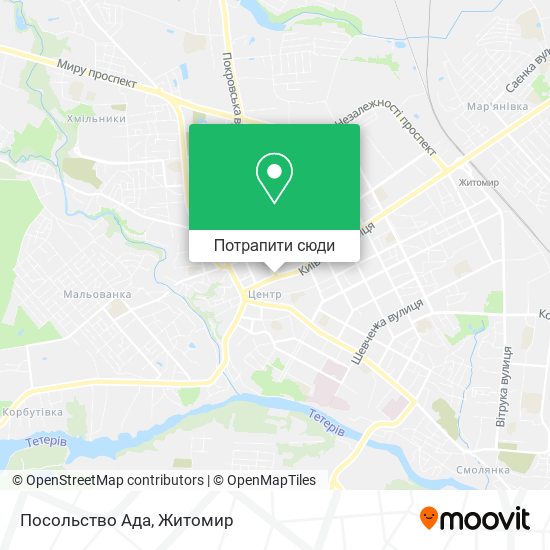 Карта Посольство Ада