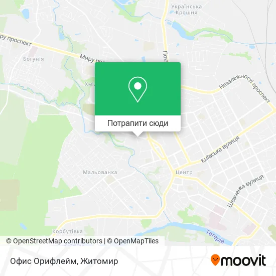 Карта Офис Орифлейм