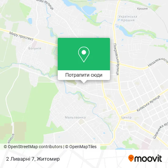 Карта 2 Ливарні 7