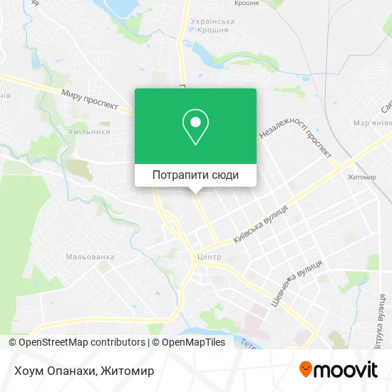 Карта Хоум Опанахи