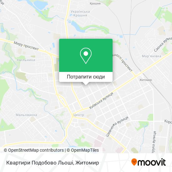 Карта Квартири Подобово Льоші