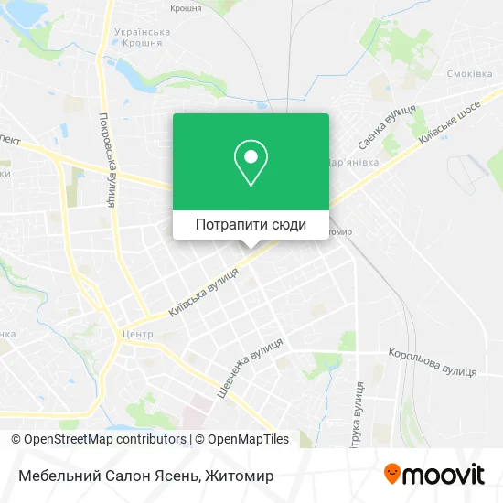 Карта Мебельний Салон Ясень