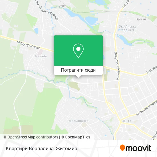 Карта Квартири Верпалича