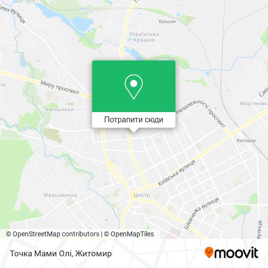 Карта Точка Мами Олі