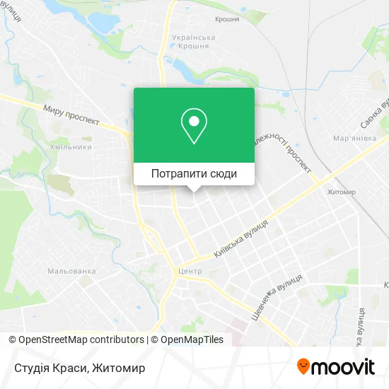 Карта Студія Краси