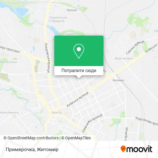 Карта Примерочка
