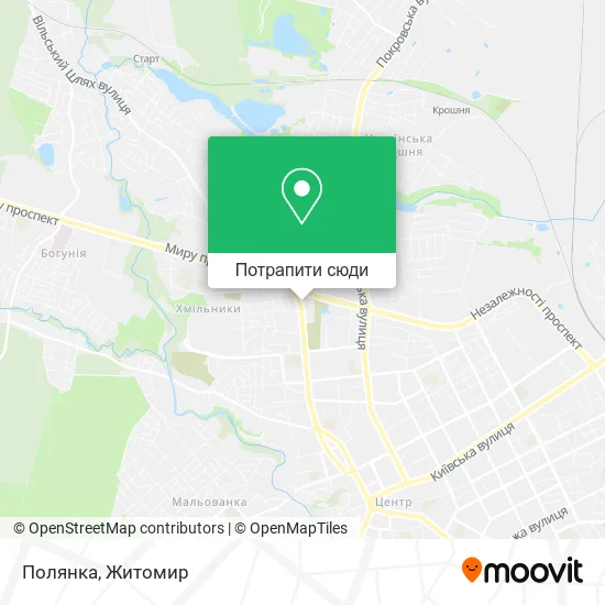 Карта Полянка