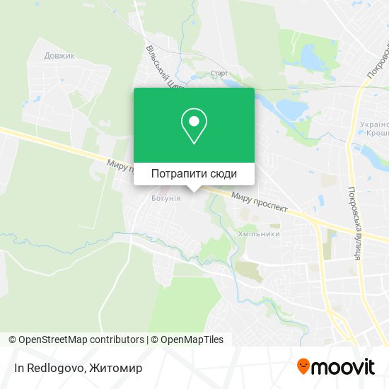 Карта In Redlogovo