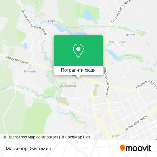 Карта Маникюр