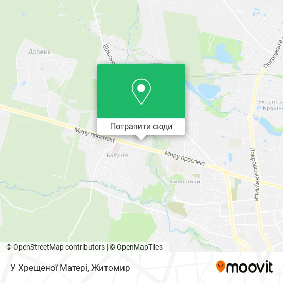 Карта У Хрещеної Матері