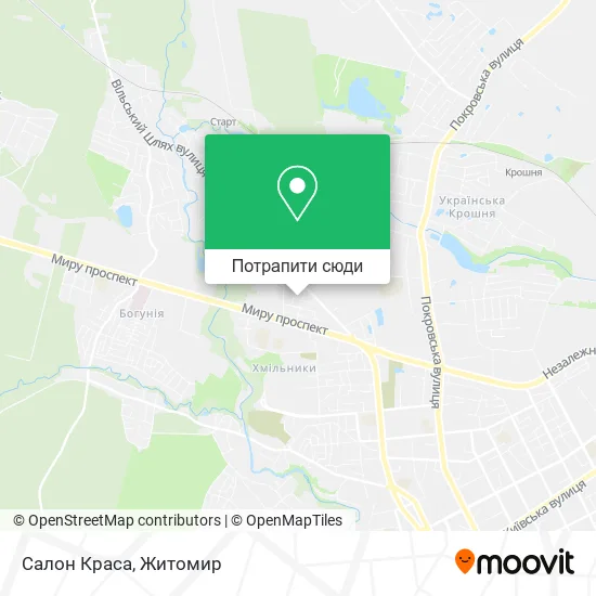 Карта Салон Краса