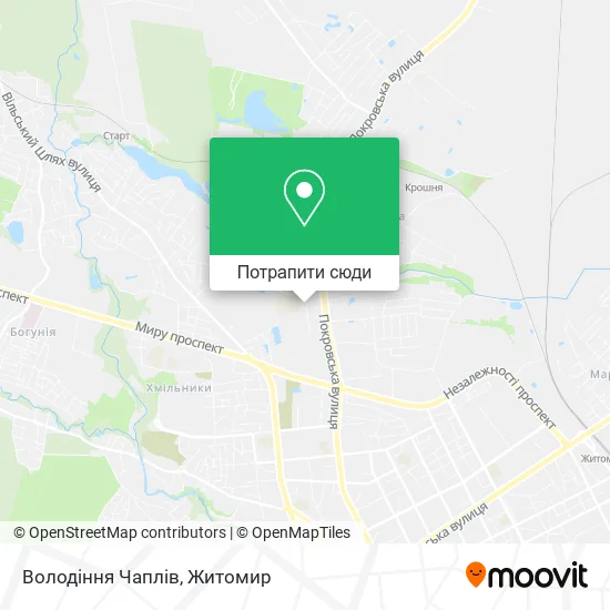 Карта Володіння Чаплів