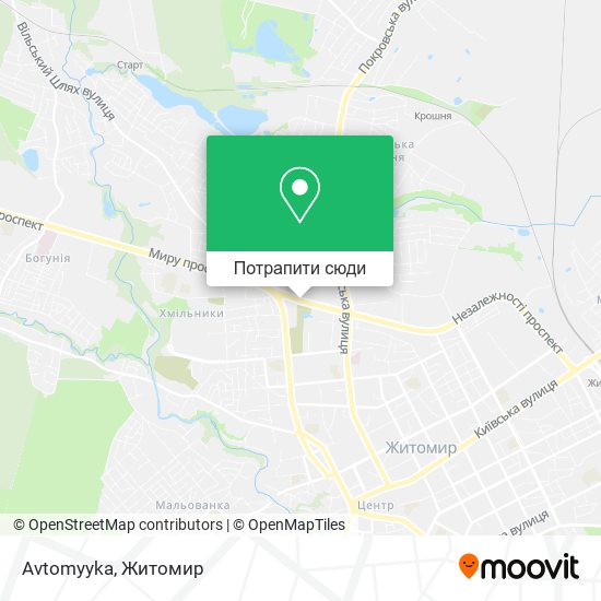 Карта Avtomyyka