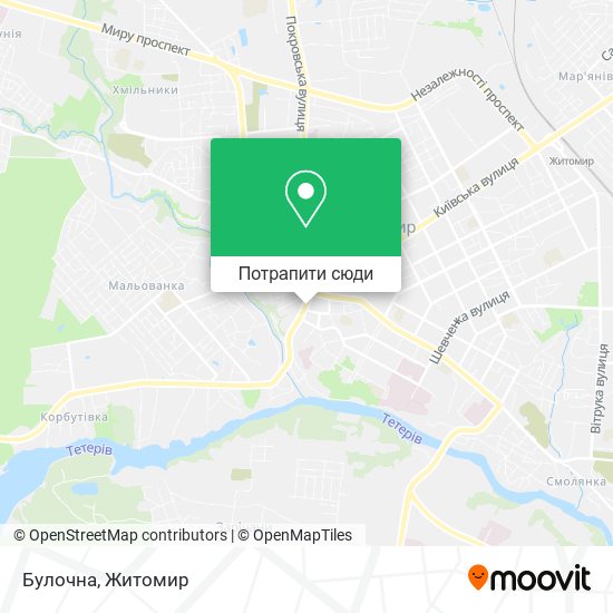 Карта Булочна