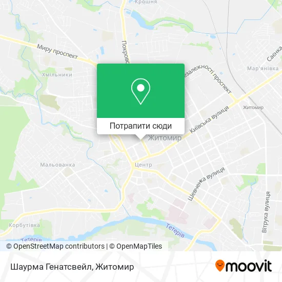 Карта Шаурма Генатсвейл